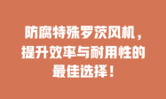防腐特殊罗茨风机，提升效率与耐用性的最佳选择！